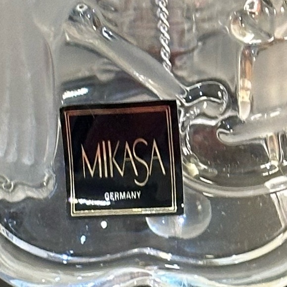 🎄VTG 1990s Mikasa Santa Claus Crystal Bell - Picture 5 of 8
